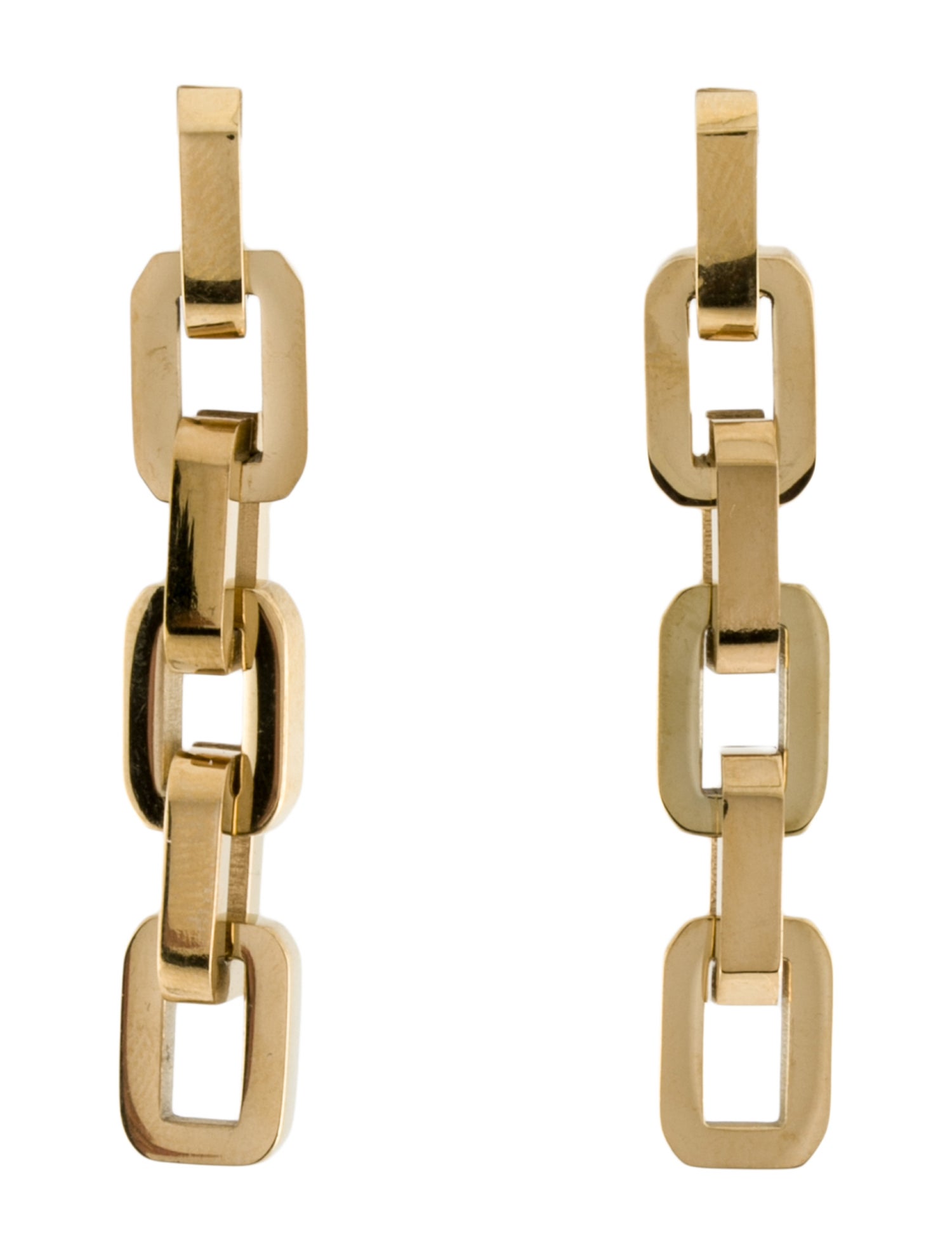 Eddie Borgo "Supra" Link Drop Earrings