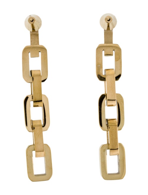 Eddie Borgo "Supra" Link Drop Earrings