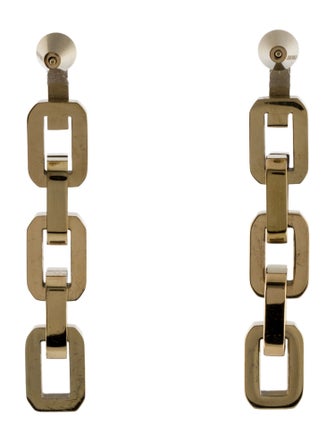 Eddie Borgo Supra Link Drop Earrings