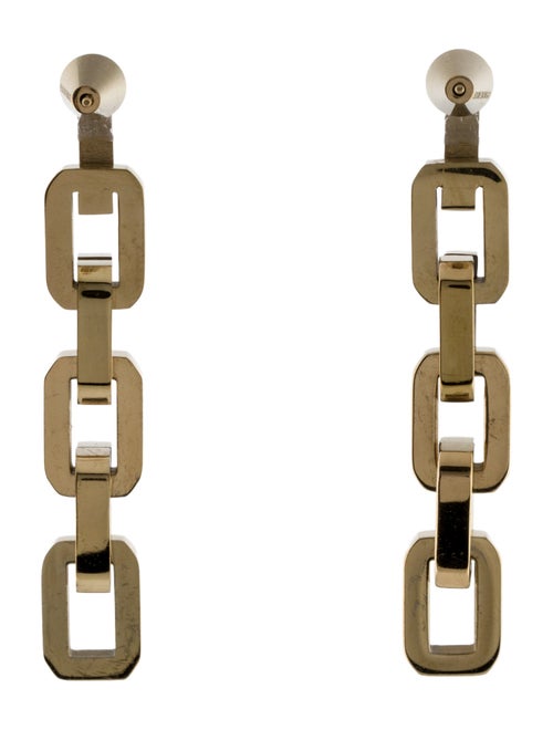 Eddie Borgo Supra Link Drop Earrings