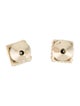 Eddie Borgo Crystal Cube Stud Earrings
