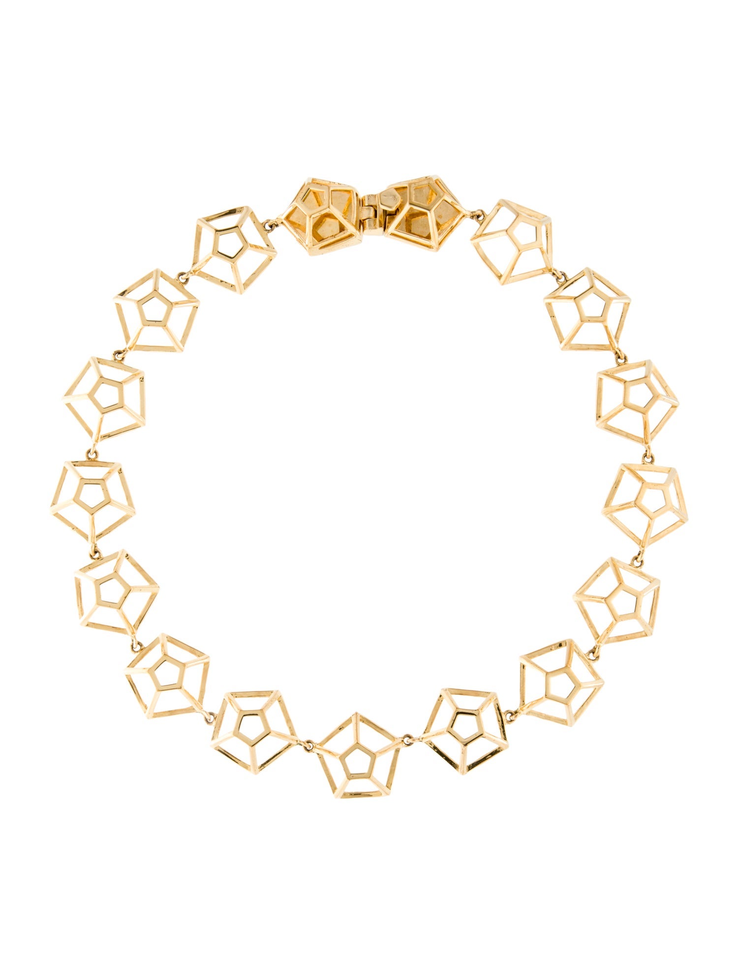 Eddie Borgo Pentagon Shaped Collar Necklace