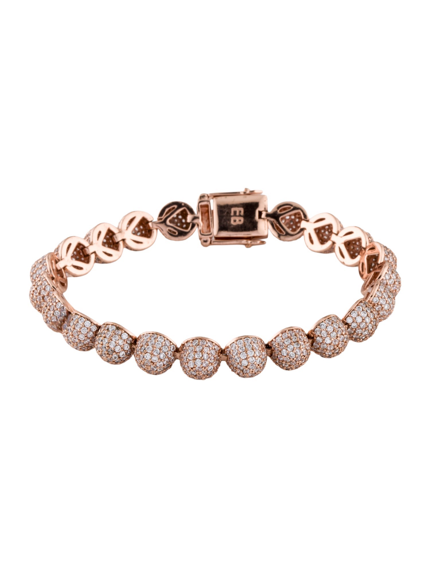 Eddie Borgo Crystal Pavé Medium Dome Bracelet