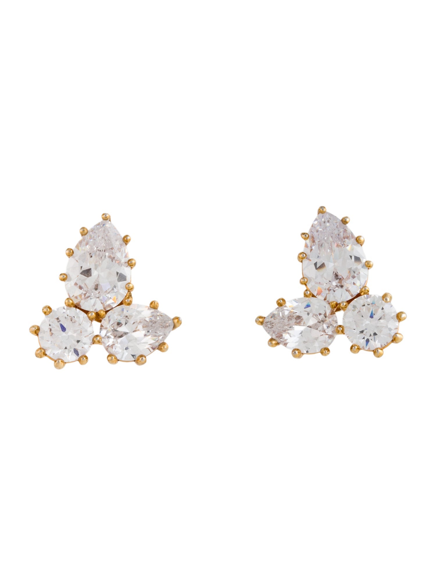 Eddie Borgo Estate Cluster Stud Earrings