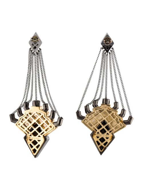 Eddie Borgo Stone & Resin Horus Drop Earrings