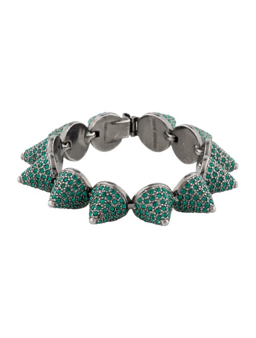 Eddie Borgo Pavé Crystal Cone Bracelet