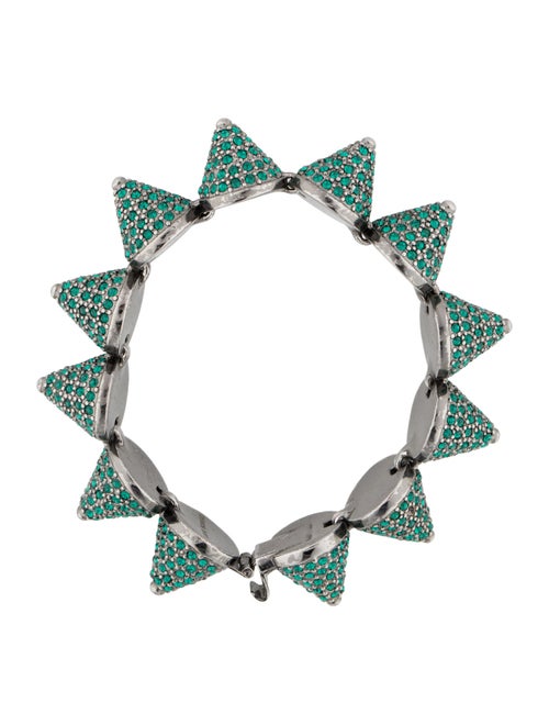 Eddie Borgo Pavé Crystal Cone Bracelet