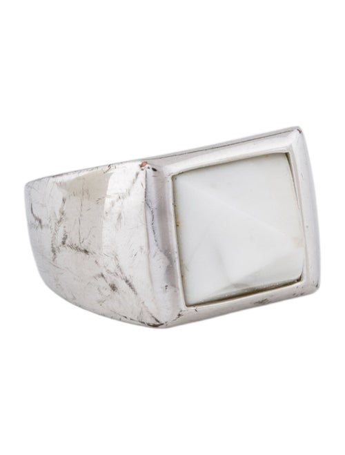 Eddie Borgo Resin Pyramid Cocktail Ring