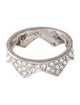 Eddie Borgo Crystal Pave Bear Trap Band Ring Set