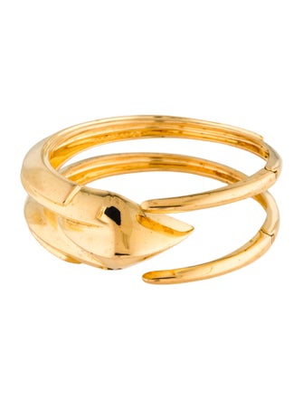 Eddie Borgo Enamel "Jackal" Cuff Bracelet