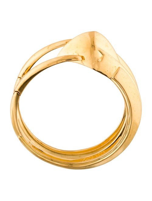 Eddie Borgo Enamel "Jackal" Cuff Bracelet