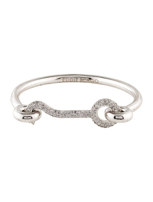 Eddie Borgo Crystal Door Latch Bracelet