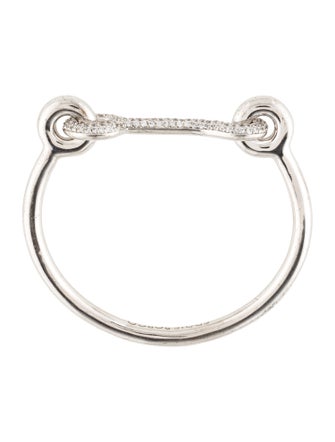 Eddie Borgo Crystal Door Latch Bracelet