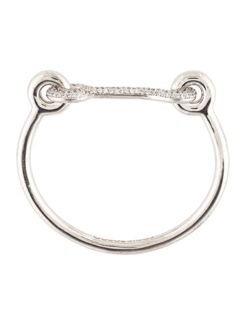 Eddie Borgo Crystal Door Latch Bracelet