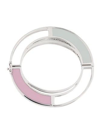 Eddie Borgo Enamel Bangle Bracelet
