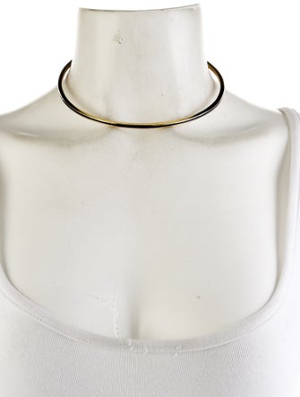 Eddie Borgo Crystal Enamel Choker Necklace
