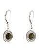 Eddie Borgo Crystal Round Cone Drop Earrings