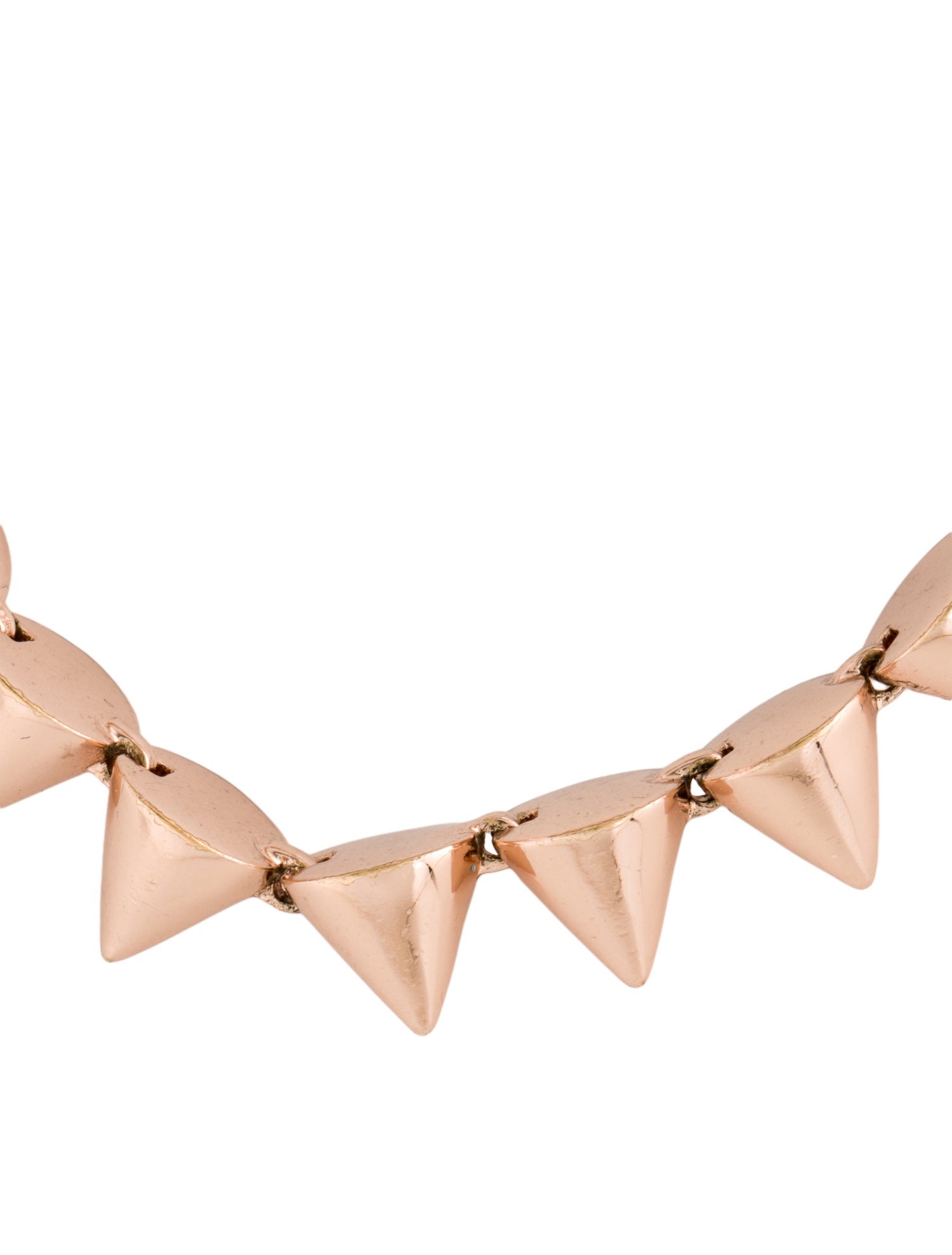 Eddie Borgo Crystal Cone Link Bracelet