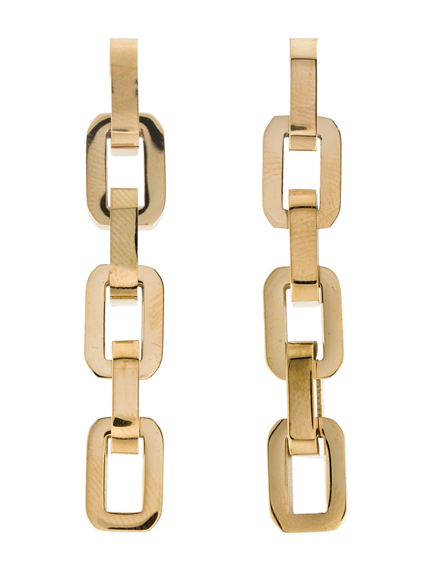 Eddie Borgo Supra Link Chain Drop Earrings