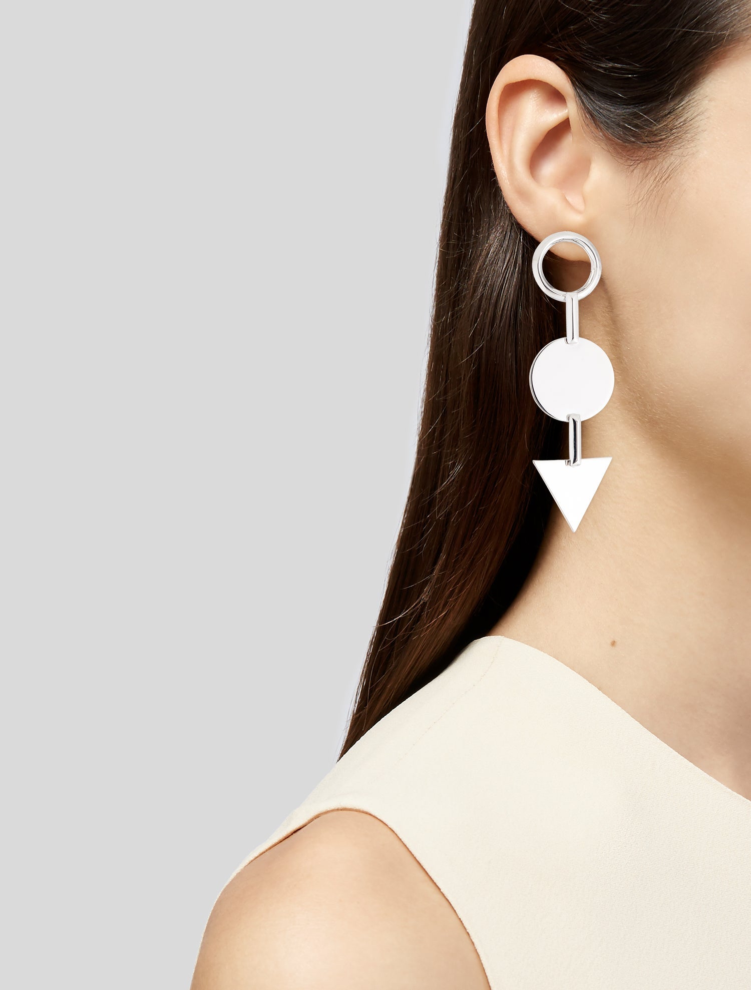 Eddie Borgo Token Linear Drop Earrings