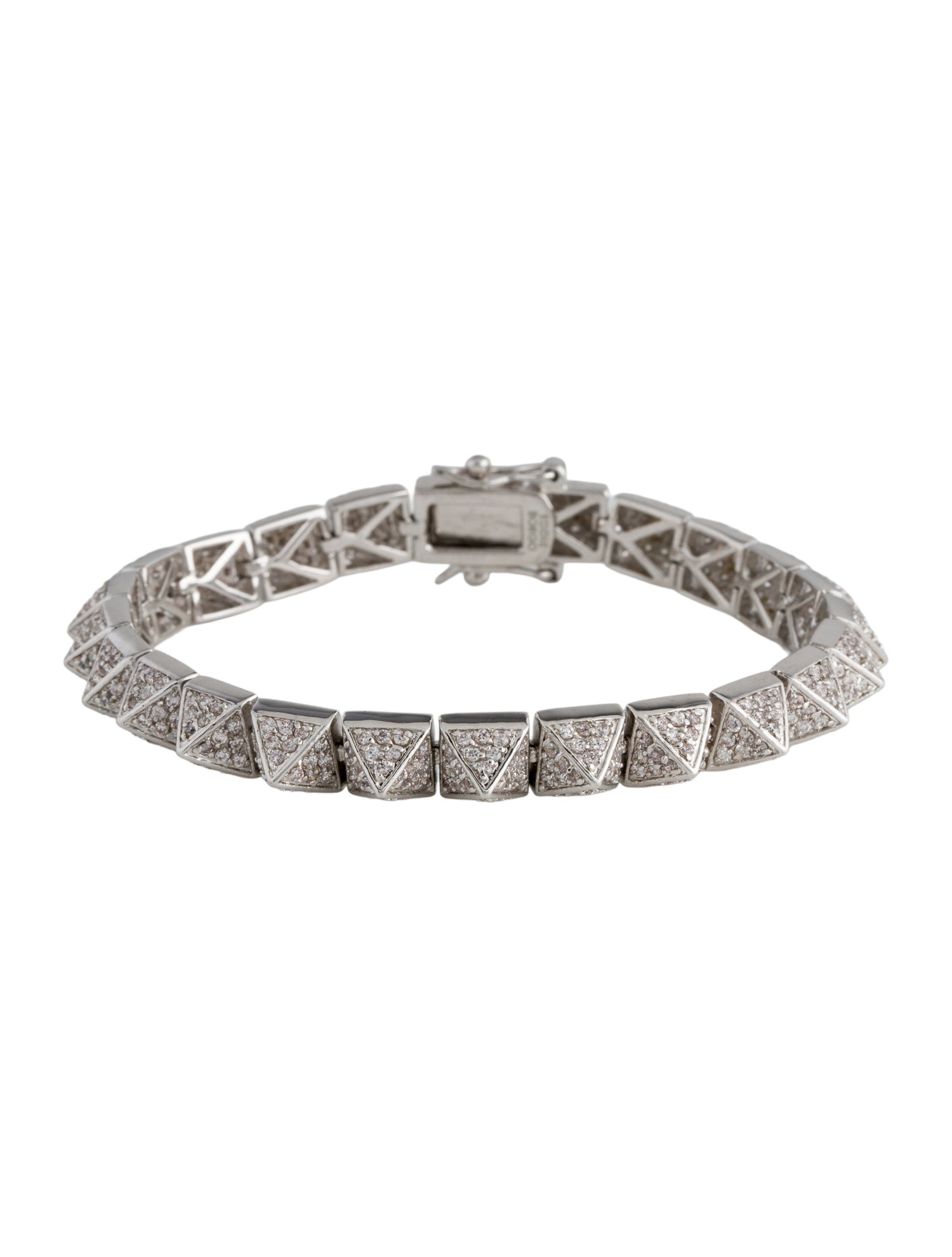 Eddie Borgo Pavé Pyramid Bracelet