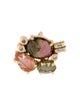 Eva Noga 14K Diamond & Tourmaline Cluster Pendant