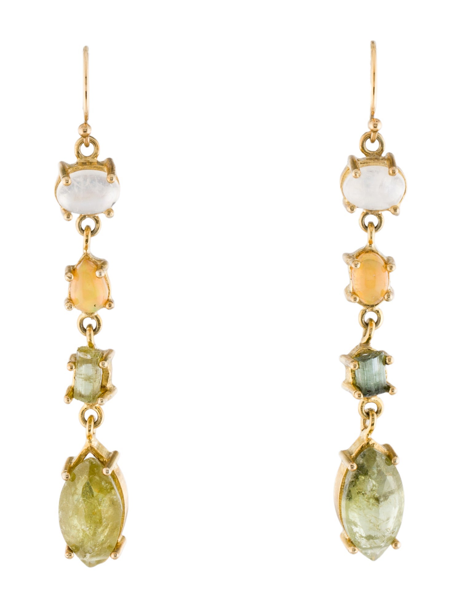 Eva Noga Multistone Drop Earrings