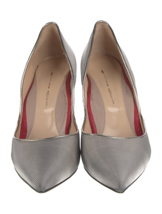 Enrico Cuini Mesh D'Orsay Pumps