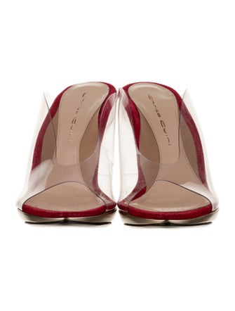 Enrico Cuini Suede Animal Print Slides