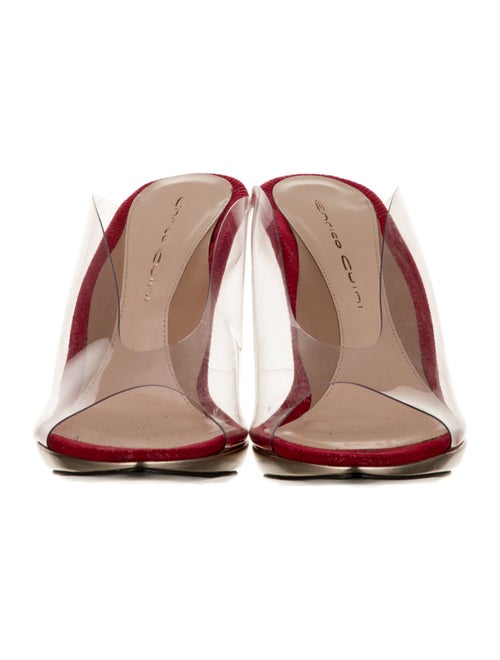 Enrico Cuini Suede Animal Print Slides