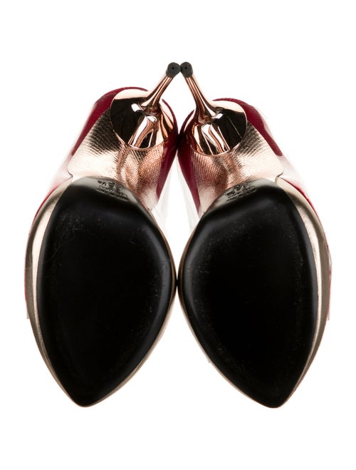 Enrico Cuini Suede Animal Print Slides