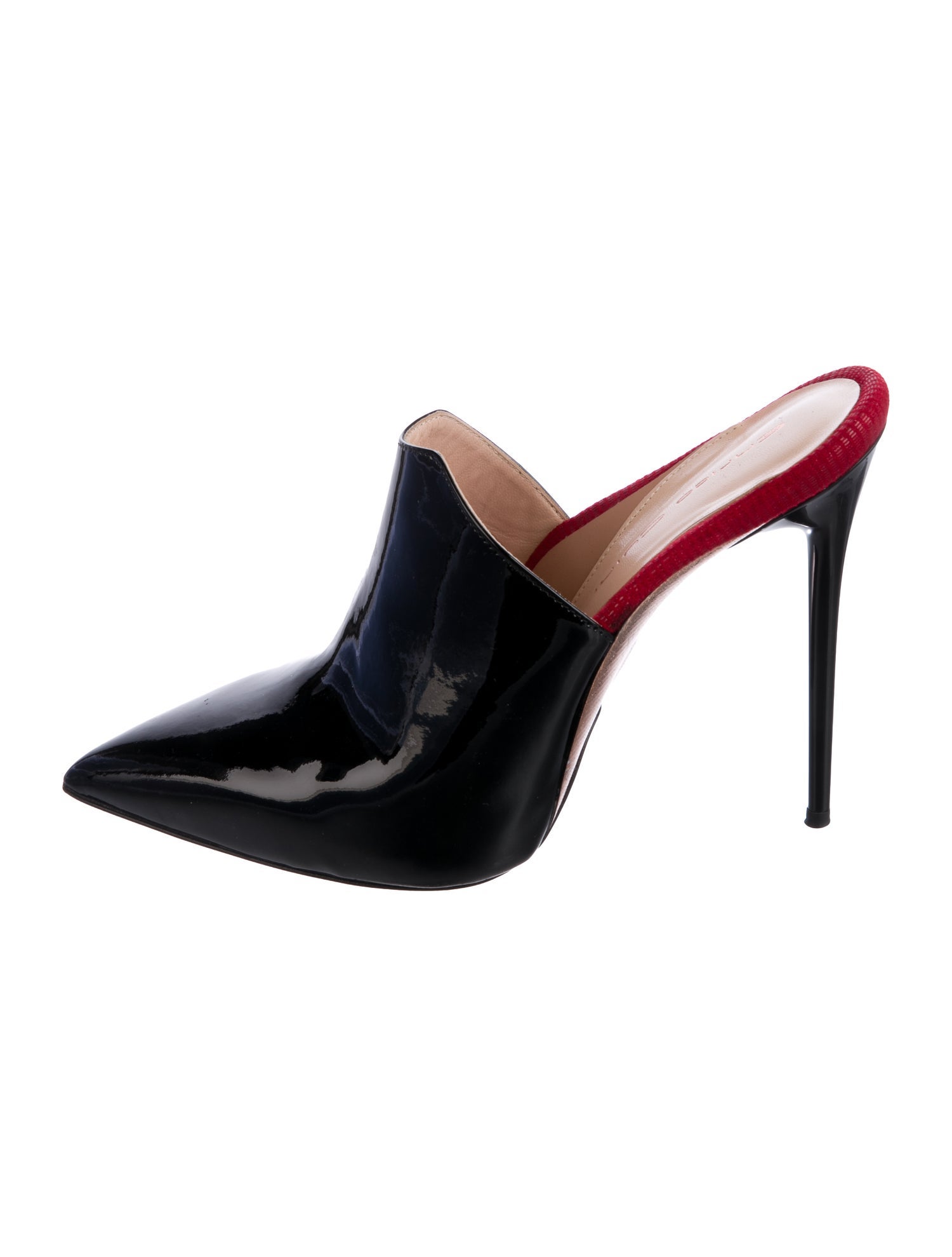 Enrico Cuini Patent Leather Mules