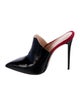 Enrico Cuini Patent Leather Mules