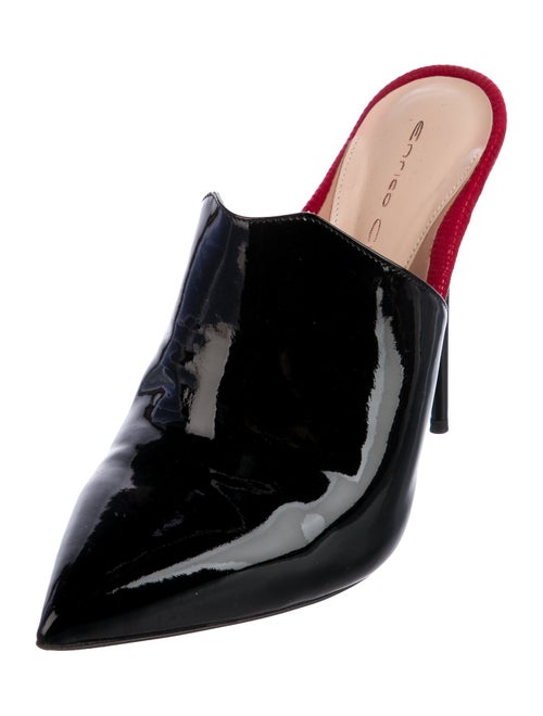 Enrico Cuini Patent Leather Mules
