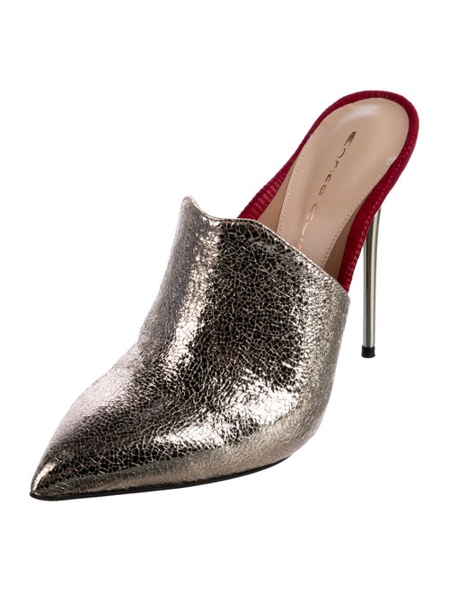 Enrico Cuini Suede Mules