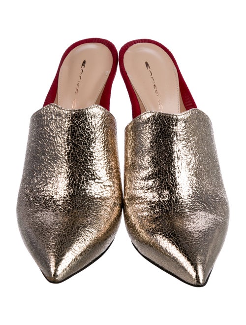 Enrico Cuini Suede Mules