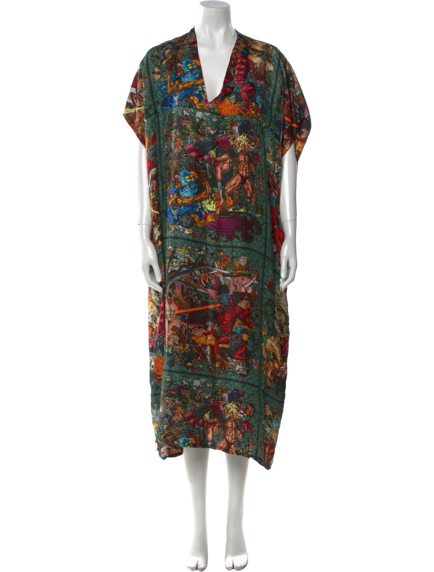 Edward Crutchley Silk Long Dress