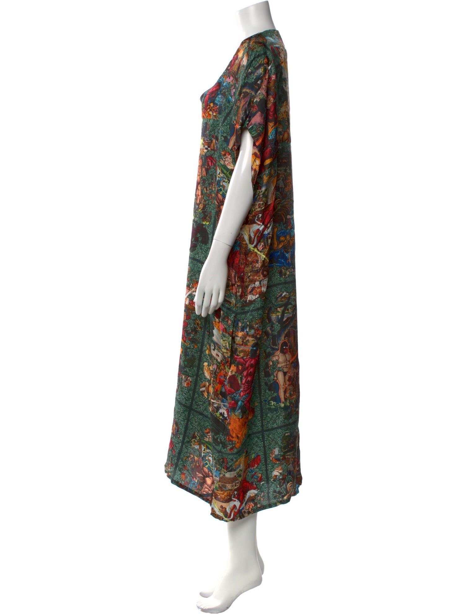 Edward Crutchley Silk Long Dress