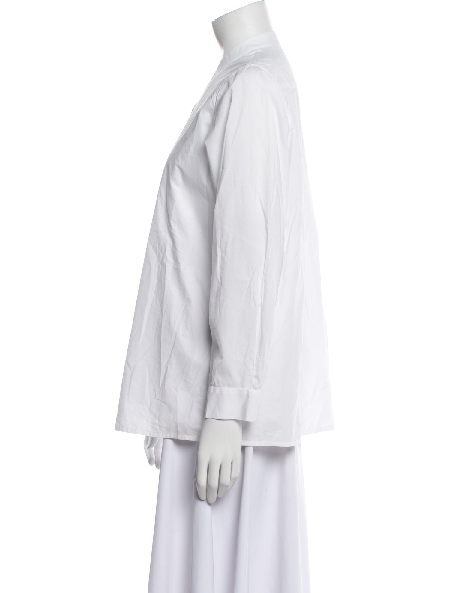 École de Curiosités Long Sleeve Button-Up Top