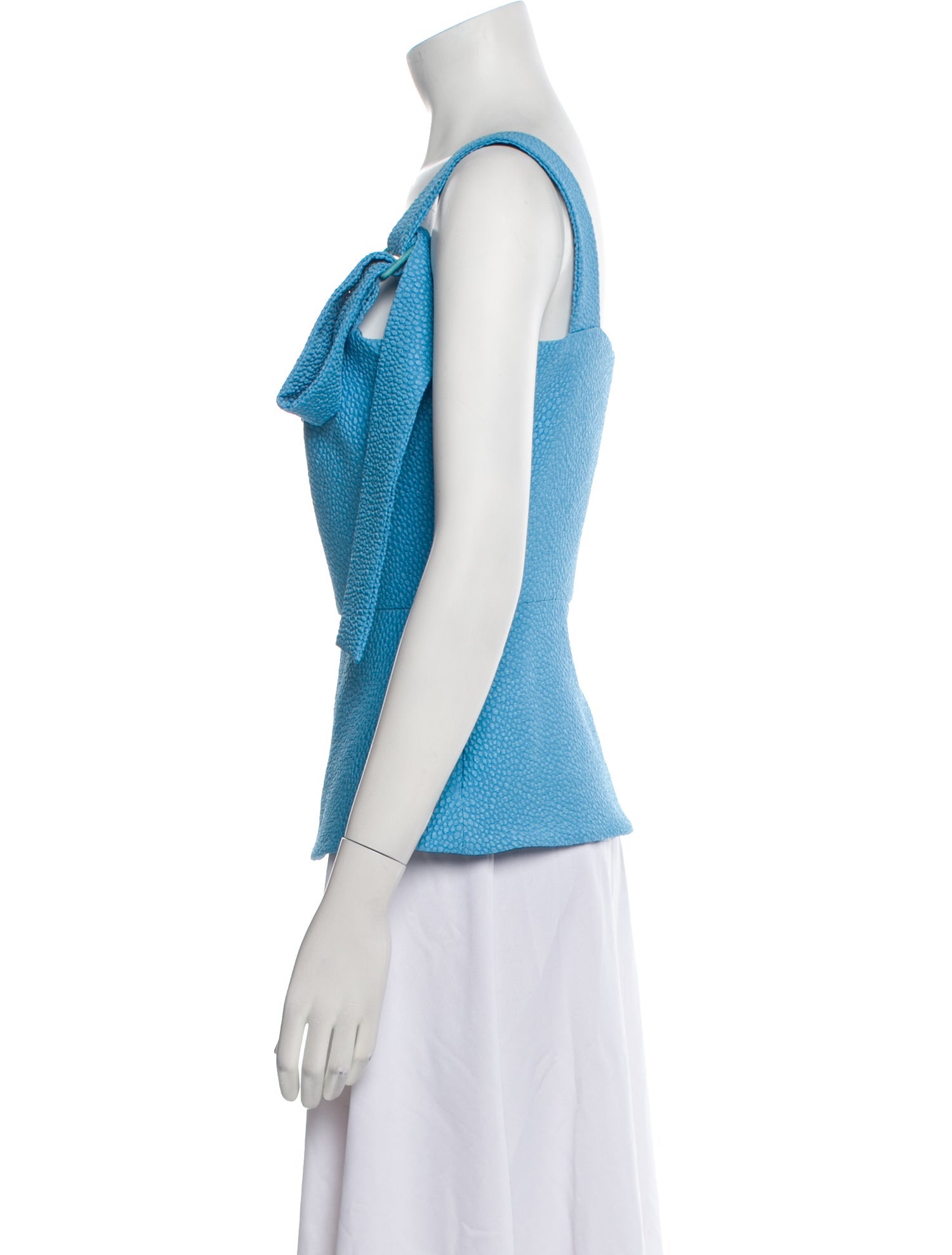 Edeline Lee Square Neckline Sleeveless Top