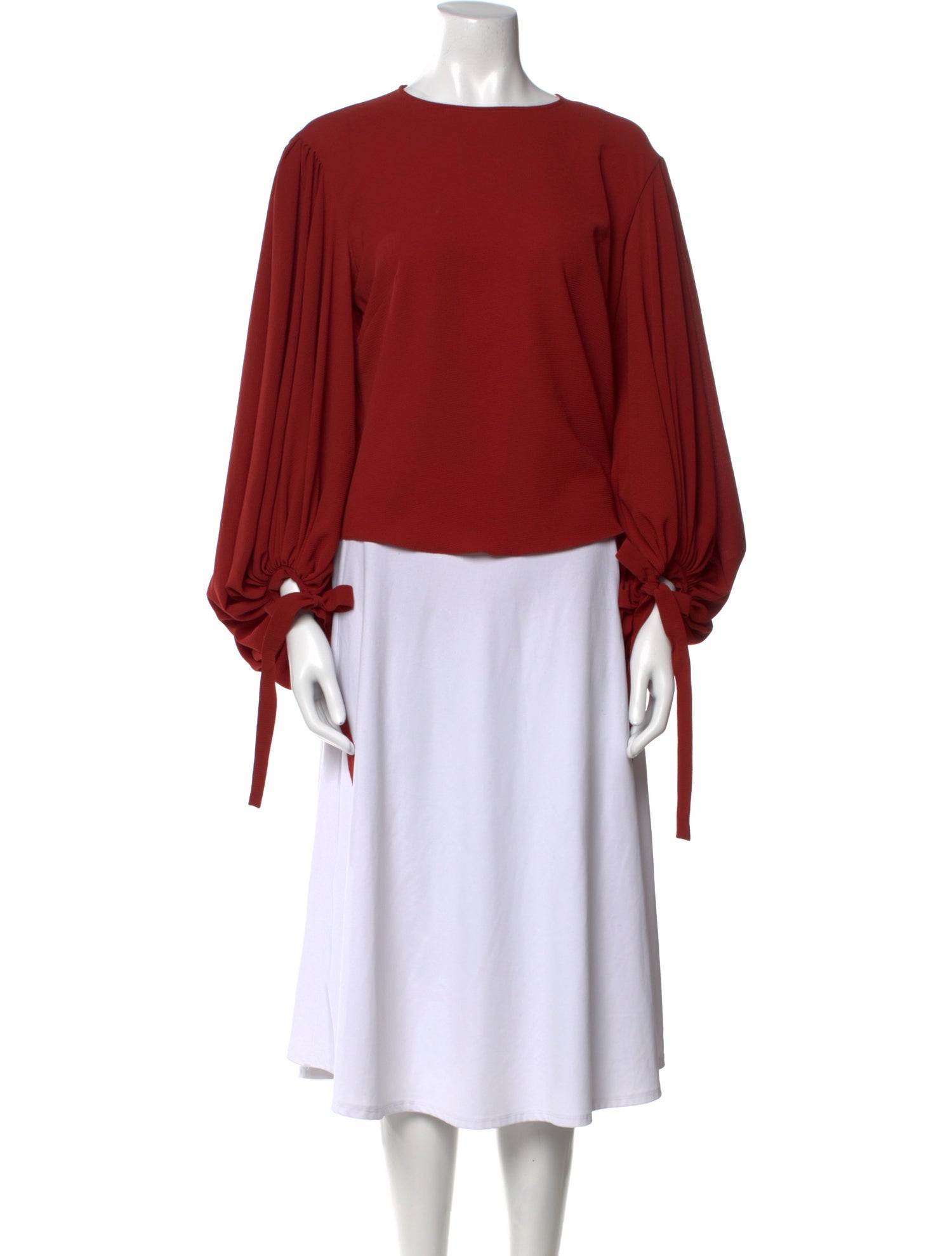 Edeline Lee Scoop Neck Long Sleeve Blouse w/ Tags