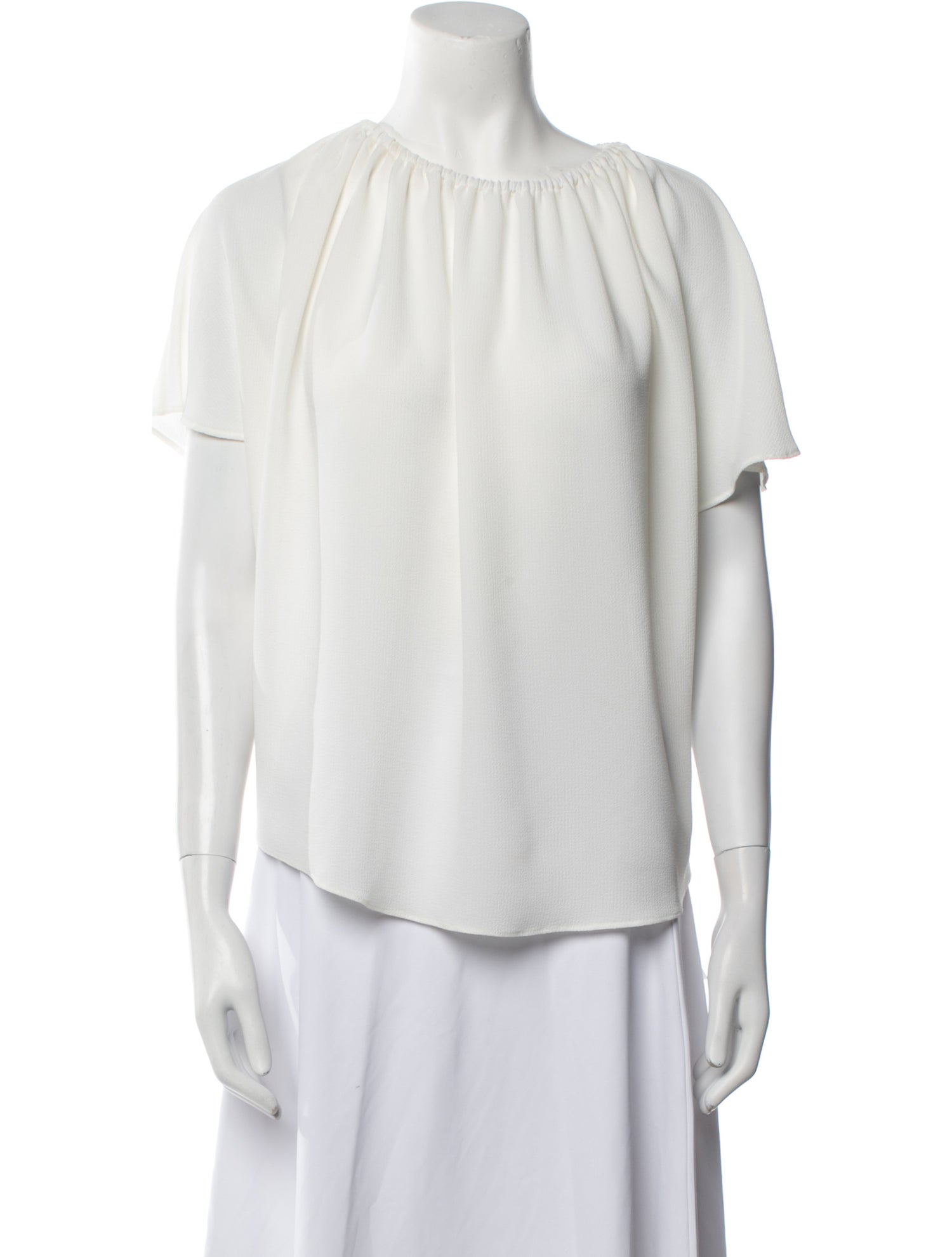 Edeline Lee Bateau Neckline Short Sleeve Blouse w/ Tags