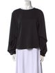 Edeline Lee Bateau Neckline Long Sleeve Sweatshirt