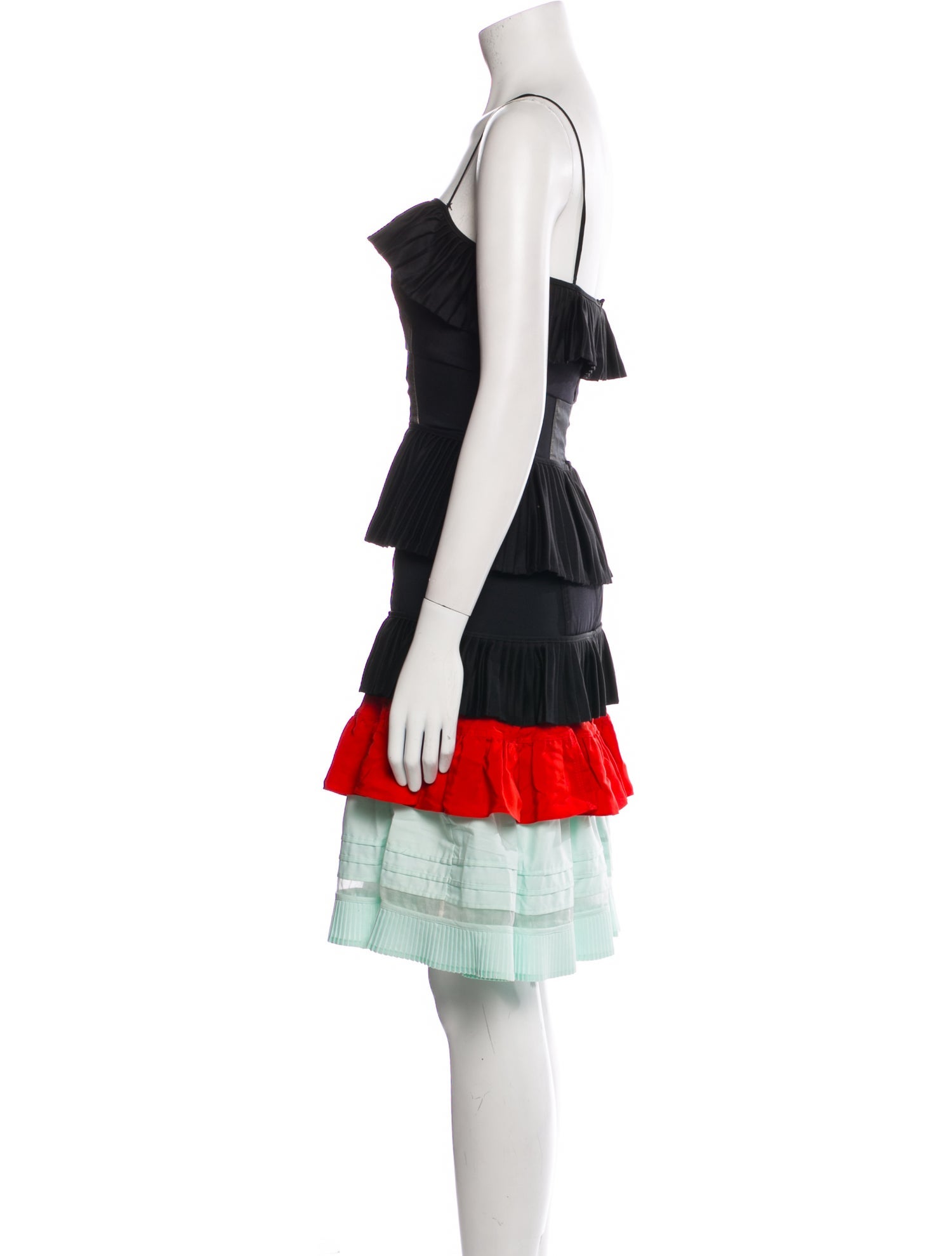 Emilio de la Morena Silk Knee-Length Dress