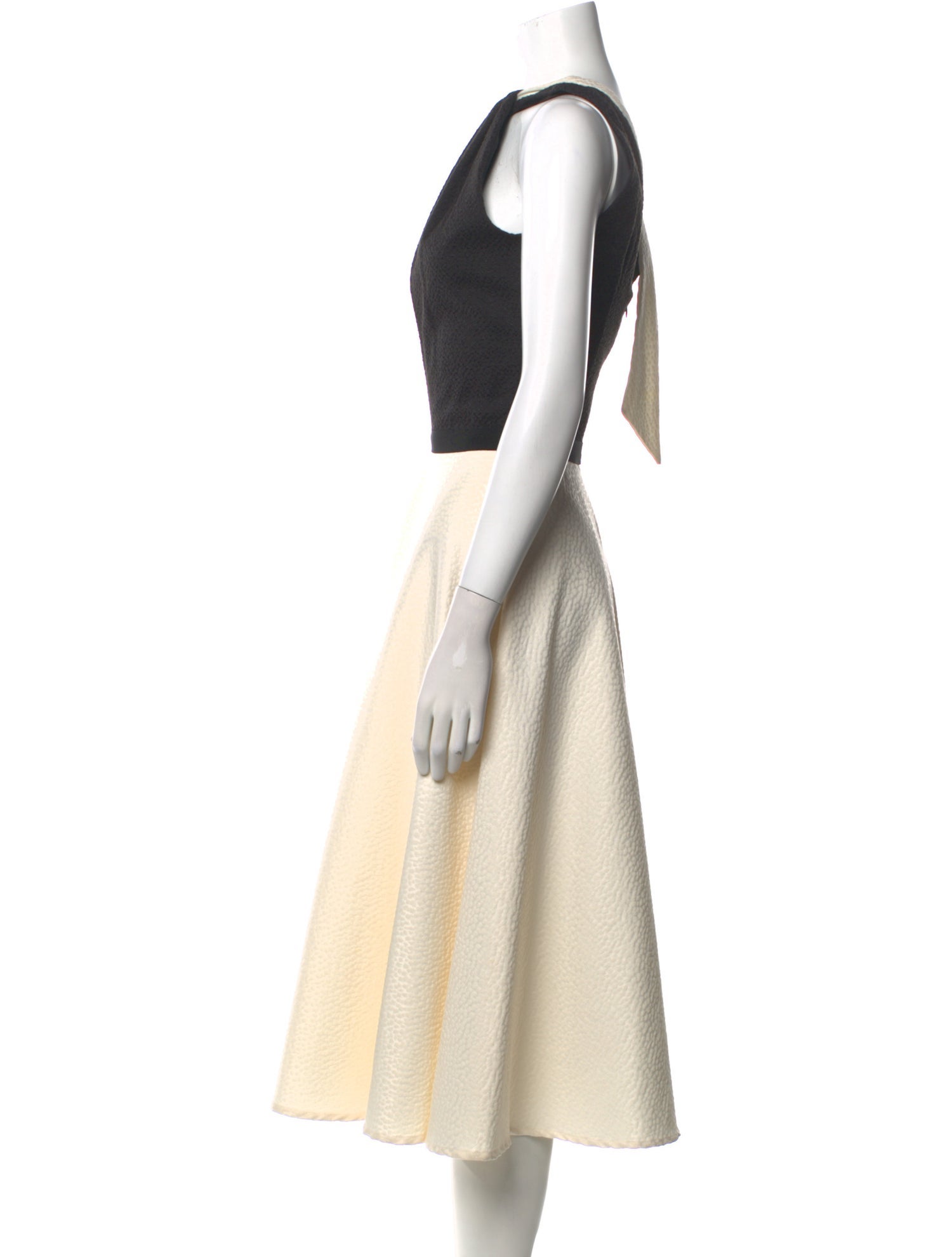 Emilio de la Morena Crew Neck Long Dress