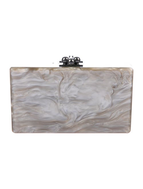 Edie Parker Box Clutch grey