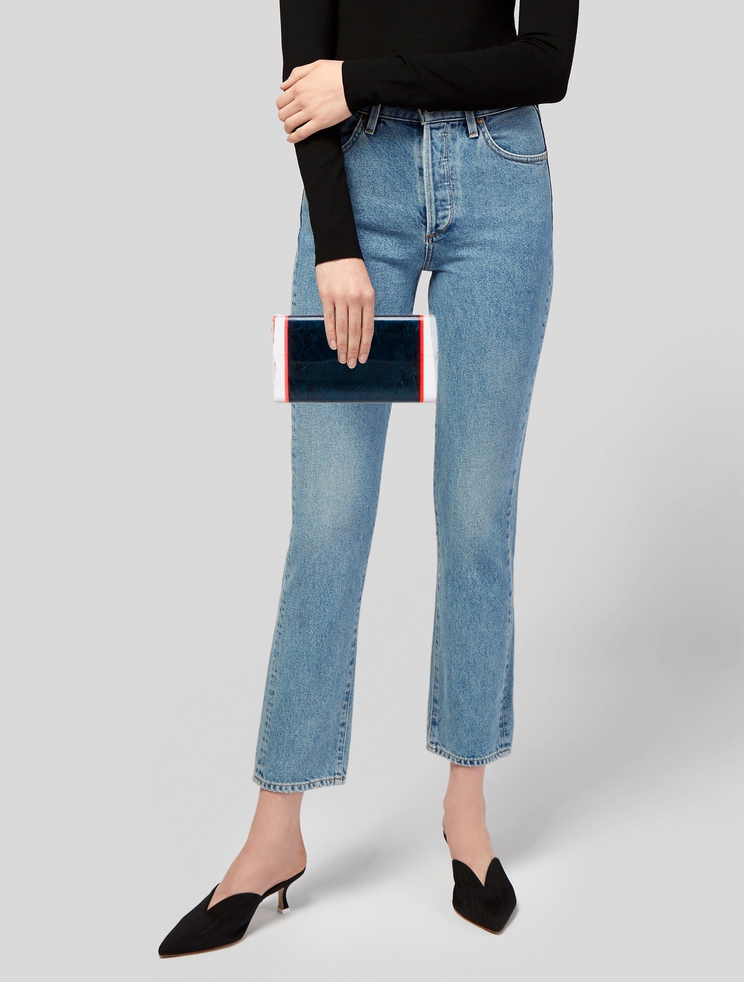 Edie Parker Acrylic Minaudière