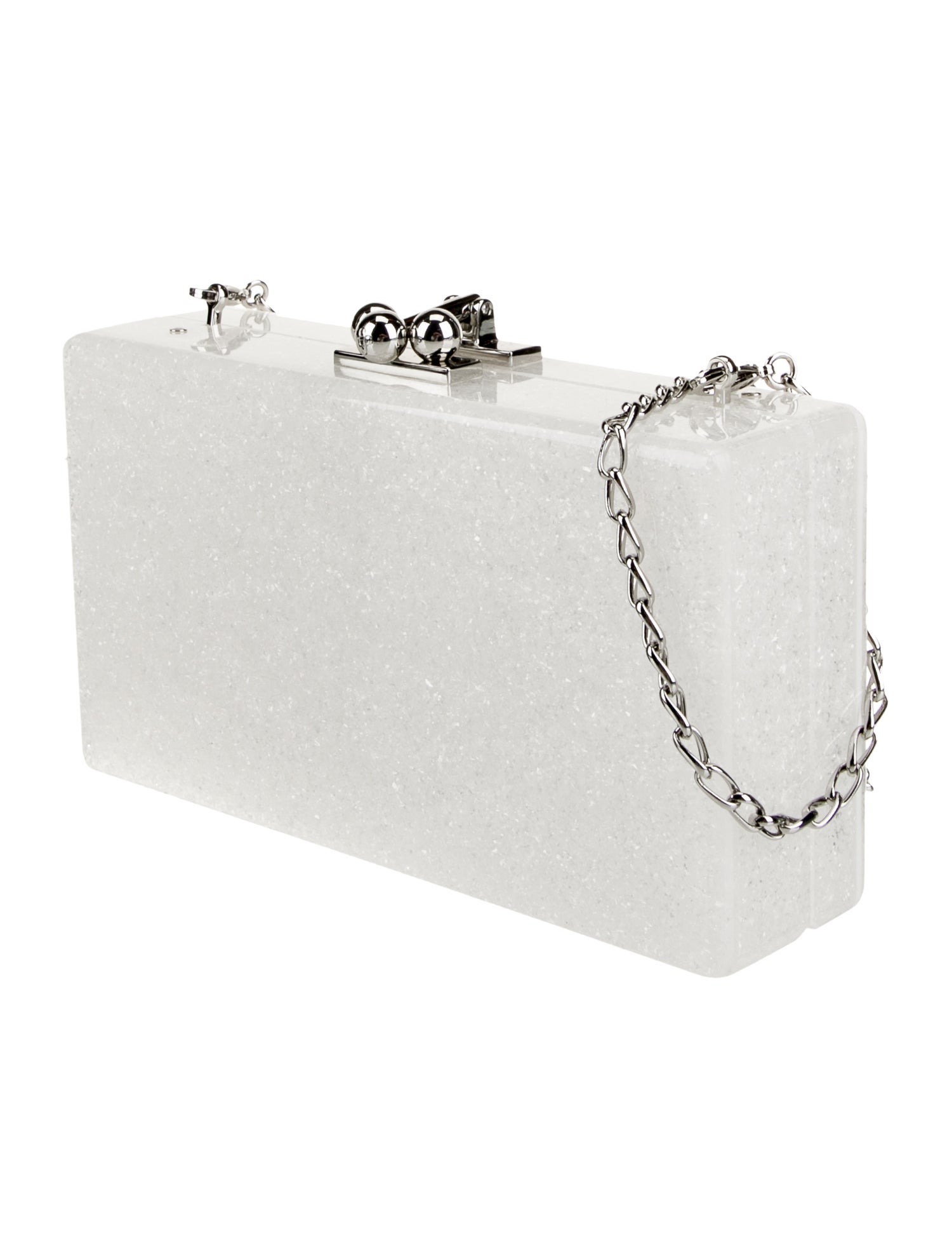Edie Parker Acrylic Clutch