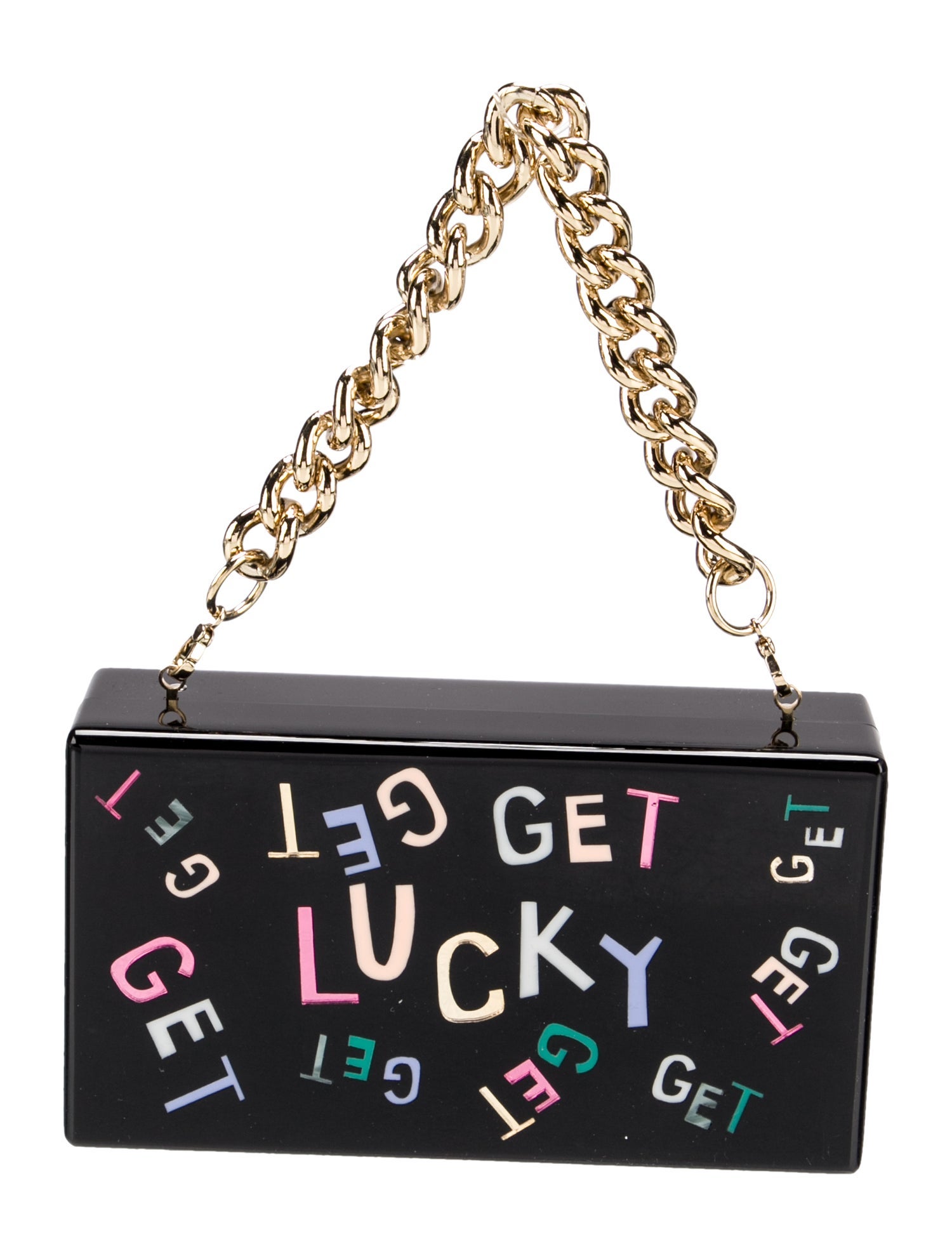 Edie Parker Acrylic Top Handle Bag