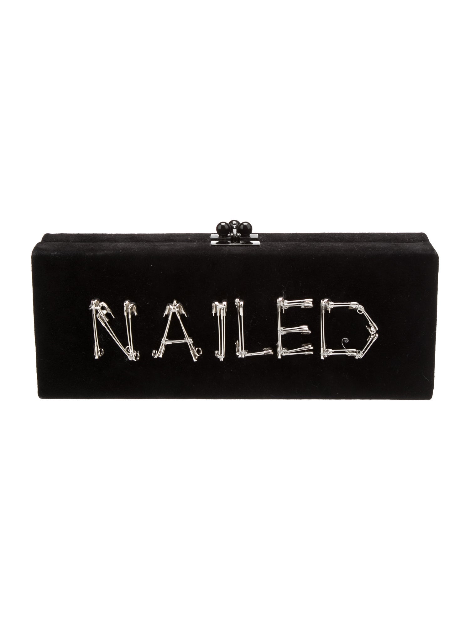 Edie Parker Suede Clutch
